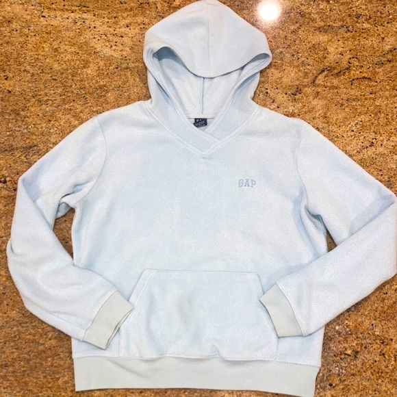 GAP Tops - Baby blue Gap Pullover Hoodie